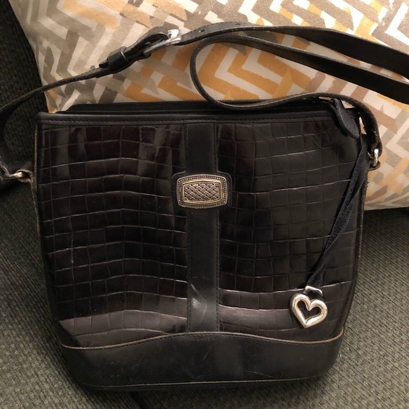 Brighton Handbags - Brighton Black Leather Crossbody/Shoulder Bag❤